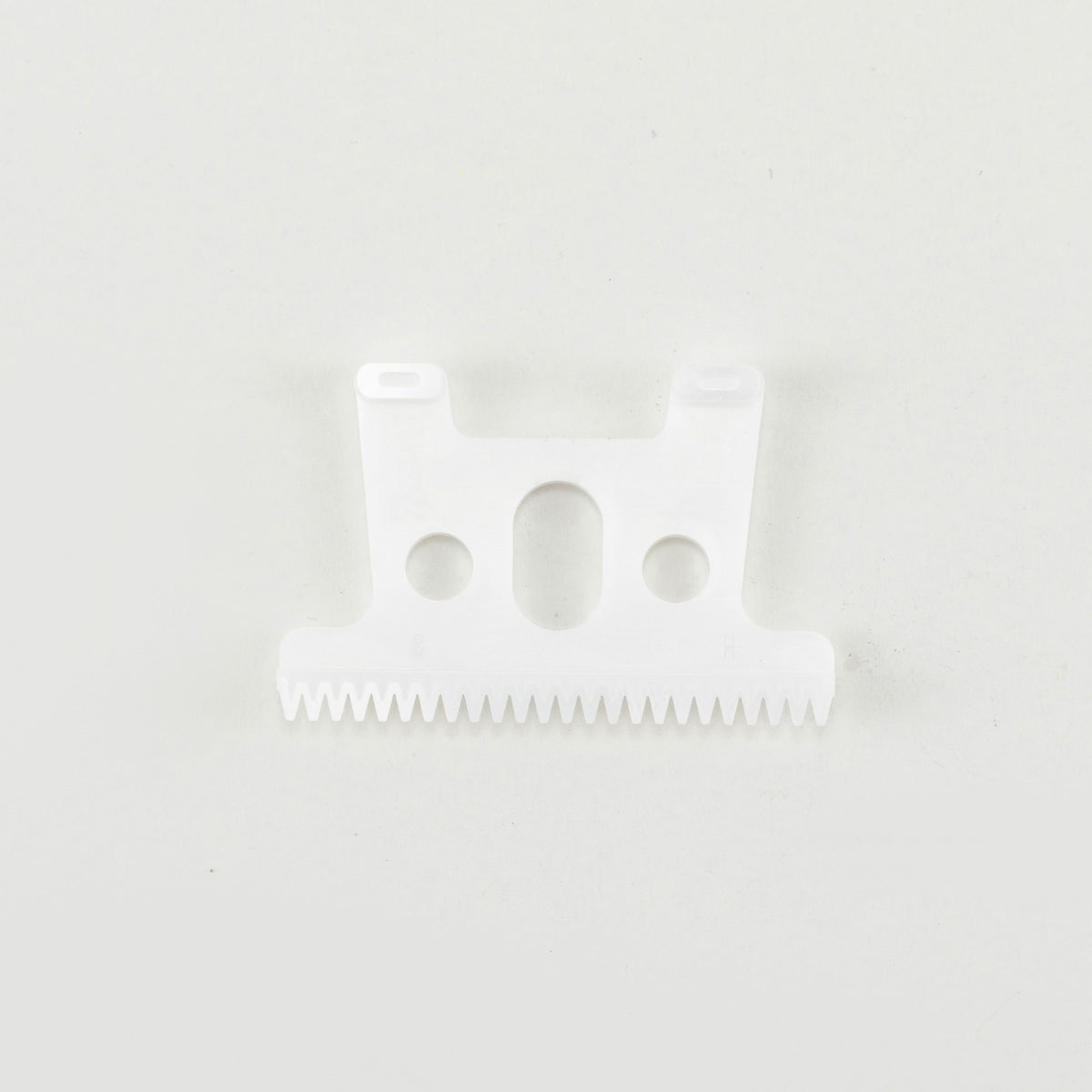 Back Side of 24 Teeth Ceramic Trimmer Blade Replacement Standard Depth Teeth