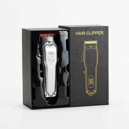 Premium Professional Cordless Hair Clipper, Silver