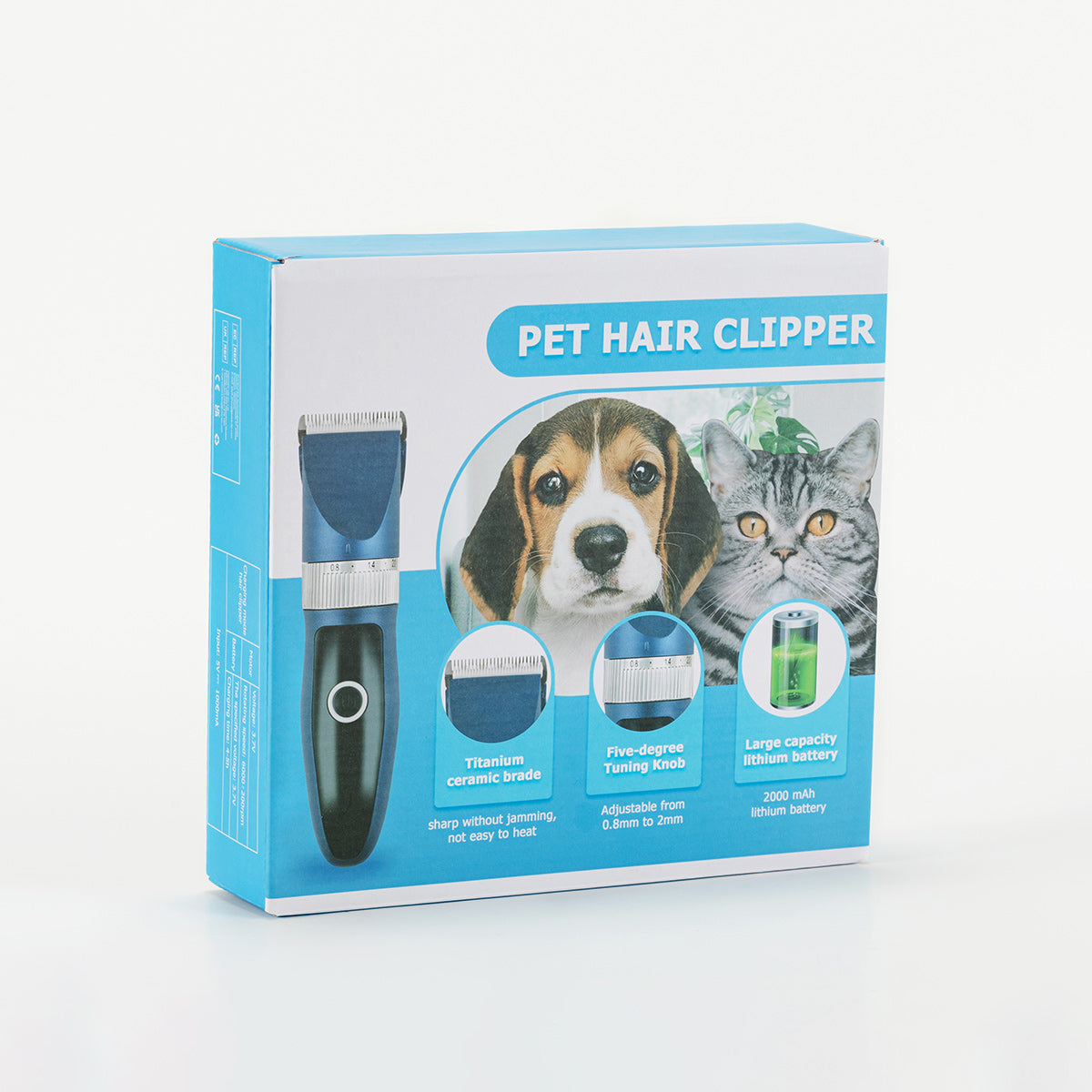 Box for Professional Pet Hair Trimmer Set