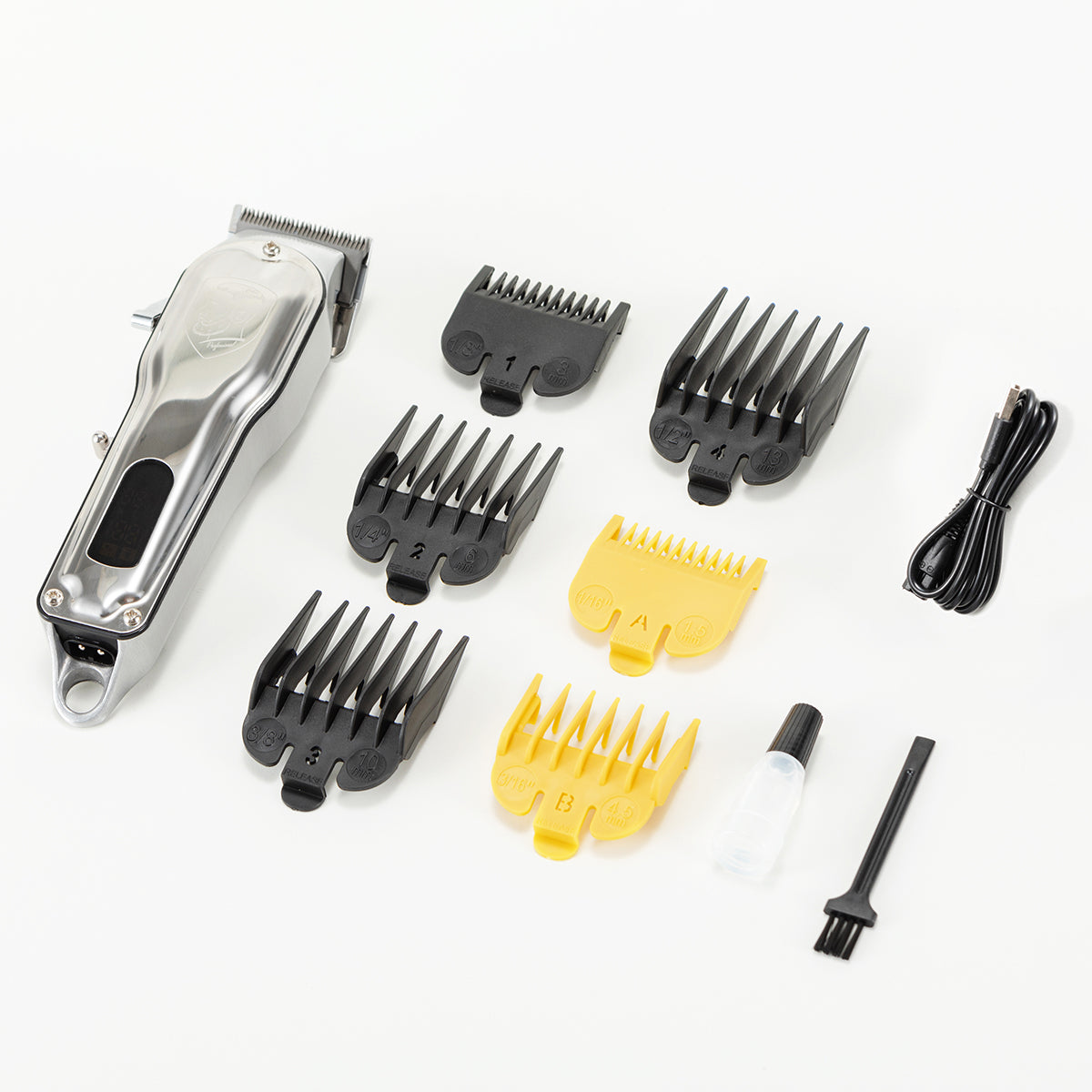 Professional Hair Clipper for Barbers With LCD
